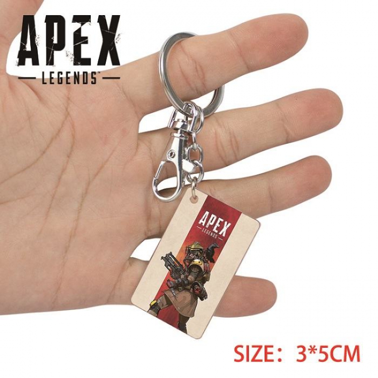 Apex Legends-4  Anime Acrylic Color Map Keychain Pendant