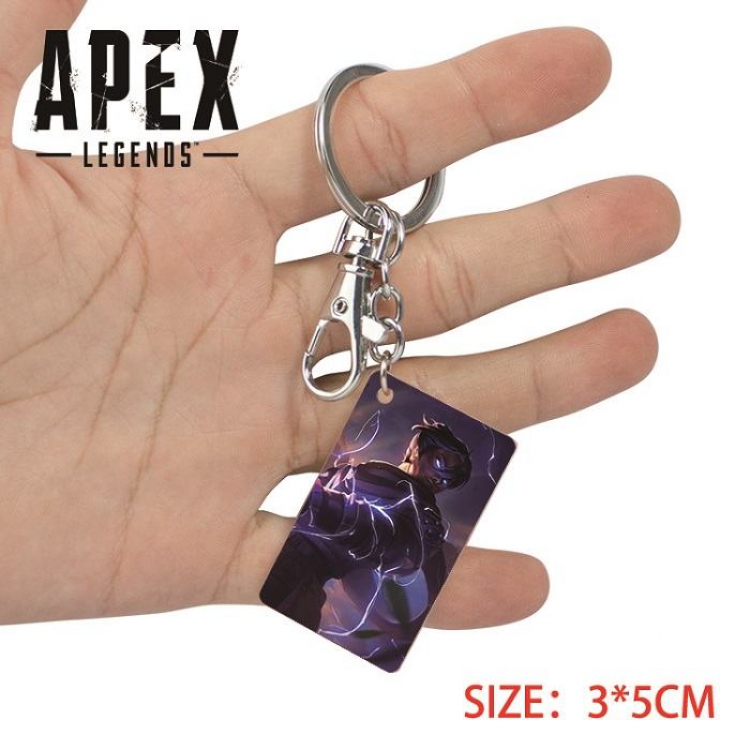 Apex Legends-5  Anime Acrylic Color Map Keychain Pendant