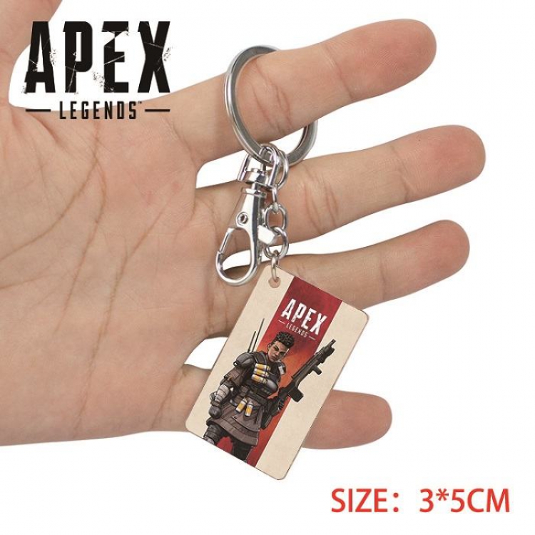 Apex Legends-9  Anime Acrylic Color Map Keychain Pendant