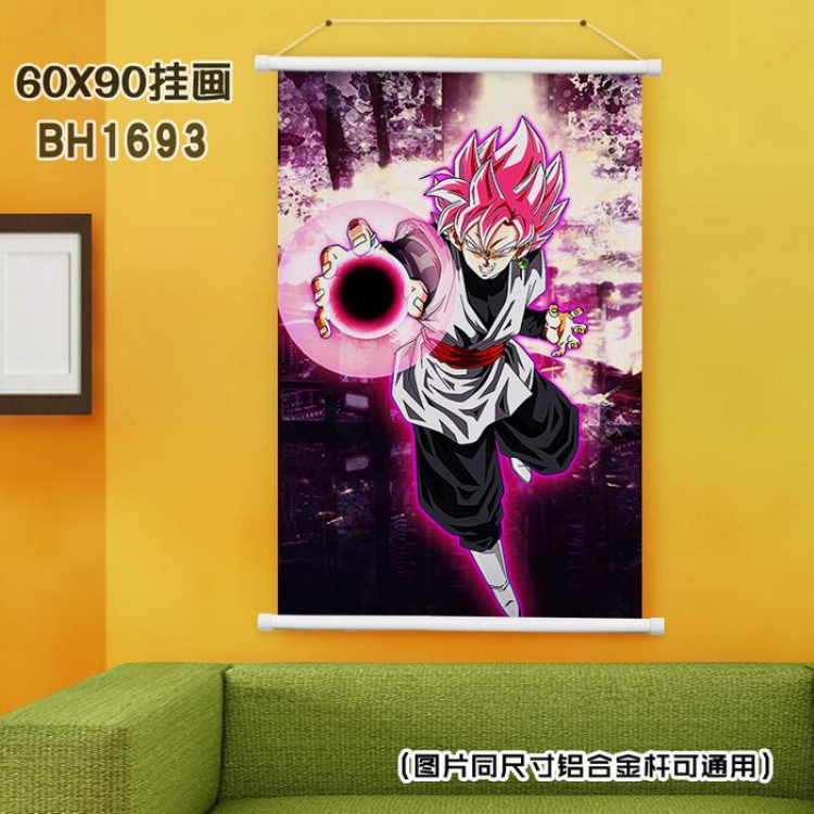 Dragon Ball White Plastic rod Cloth painting Wall Scroll 40X60CM BH-1693