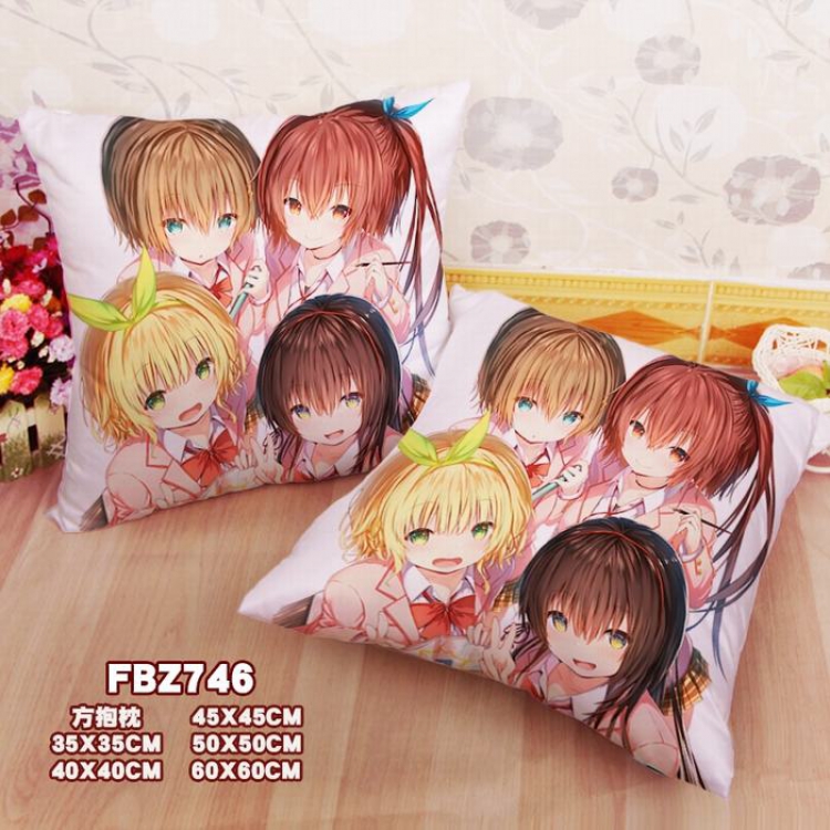 As long as you are cute, do you like it even if you are abnormal？Square universal double-sided full color pillow cushion