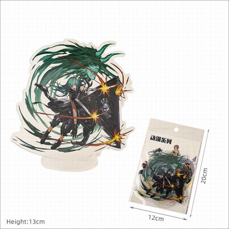 Arknights-3 Anime series Acrylic figure licensing ornaments stop sign