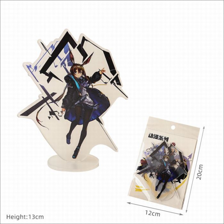 Arknights-4 Anime series Acrylic figure licensing ornaments stop sign
