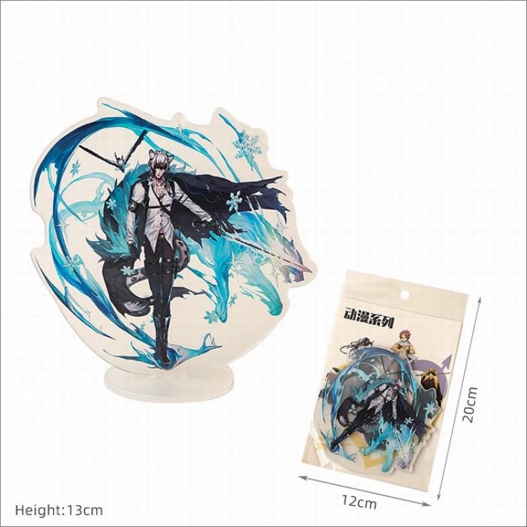 Arknights-7 Anime series Acrylic figure licensing ornaments stop sign