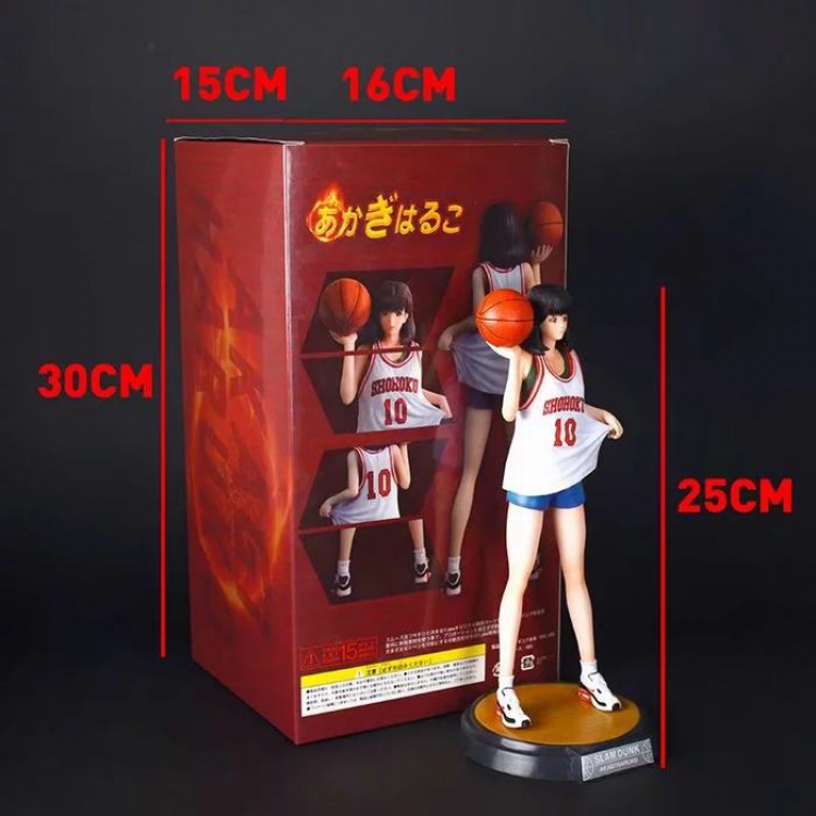 FOC Slam Dunk Akagi haruko Boxed Figure Decoration Model 25CM 0.515KGS 16x15x30CM