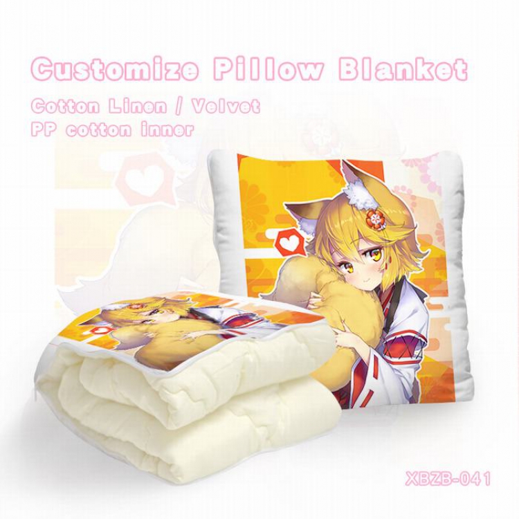 XBZB-041 Anime around（40X40CM) Dual-use folding plush pillow (120X140CM)