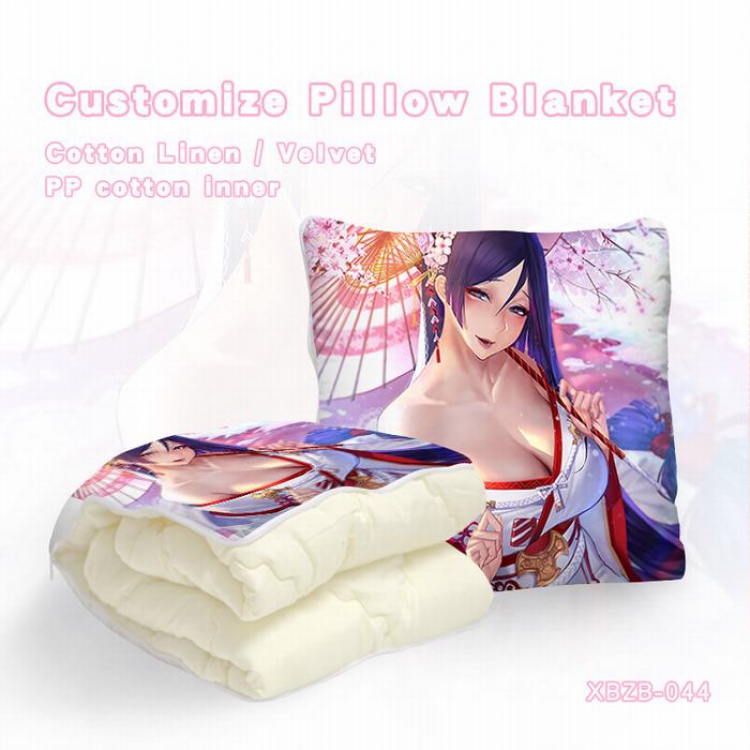 XBZB-044 Fate Grand Order （40X40CM) Dual-use folding plush pillow (120X140CM)