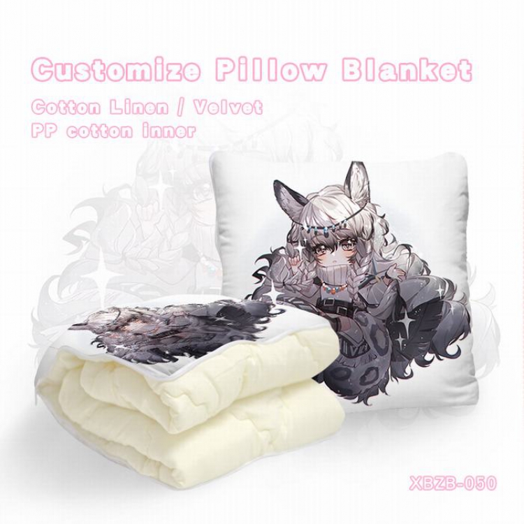 XBZB-050 Arknights（40X40CM) Dual-use folding plush pillow (120X140CM)