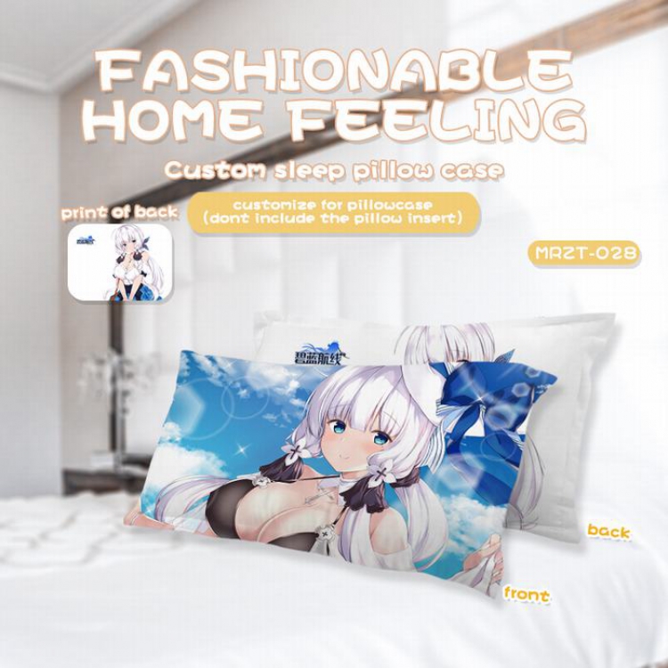 Azur Lane Personalized home boutique Plush Sleeping Pillowcase 48X47CM price for 1 pcs MRZT-028