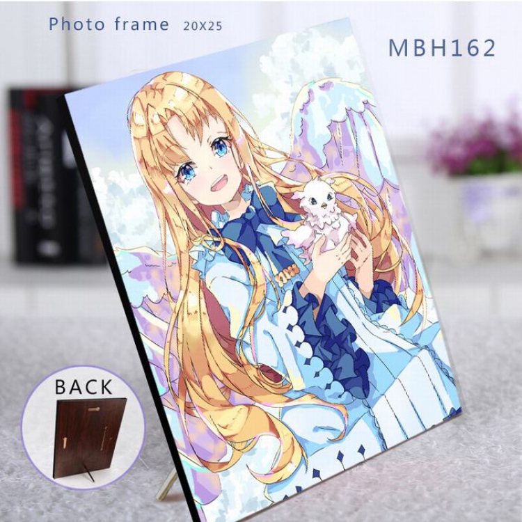 MBH162--Shield of the brave Anime wood board painting(Can be customized for a single model)20X25CM