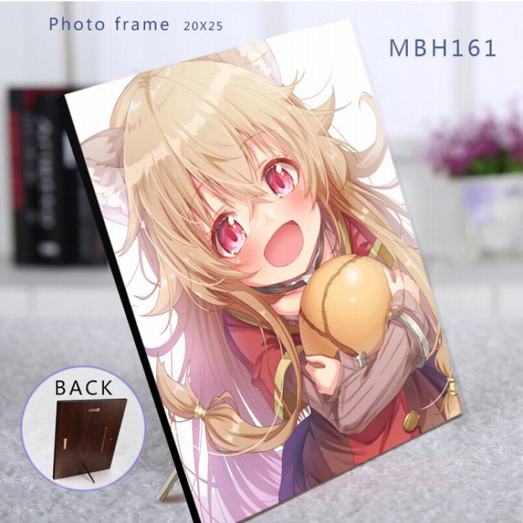 MBH161--Shield of the brave Anime wood board painting(Can be customized for a single model)20X25CM