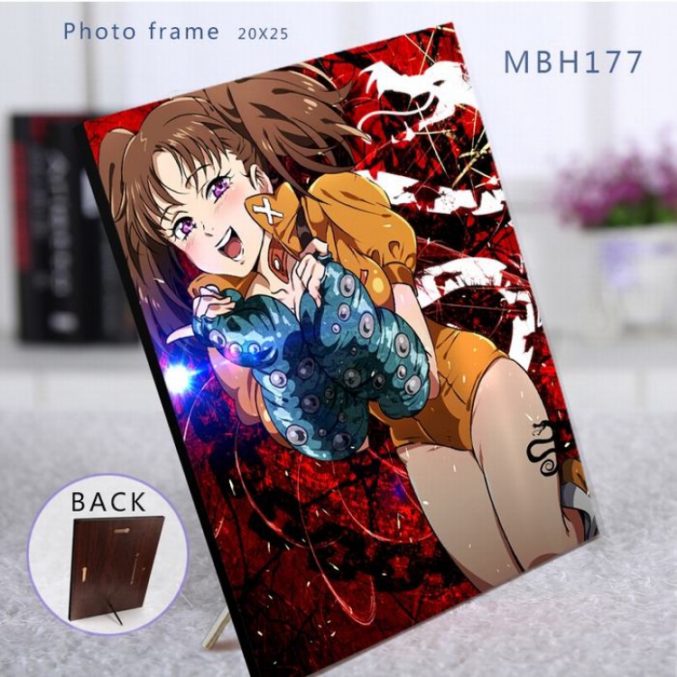 MBH177--The Seven Deadly Sin   Anime wood board painting(Can be customized for a single model)20X25CM