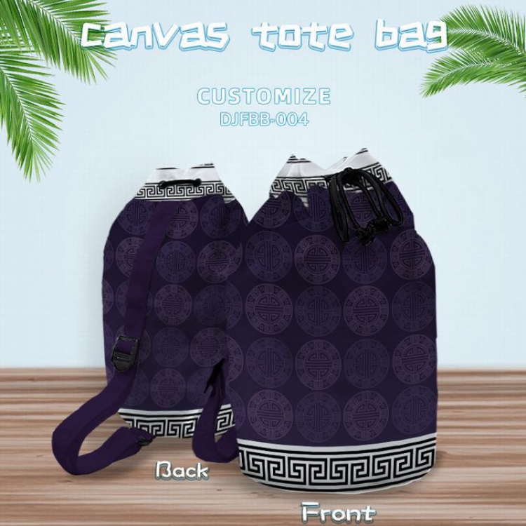 DJFBB004-Personal shoulder canvas bag 40X25CM(Can be customized for a single model)