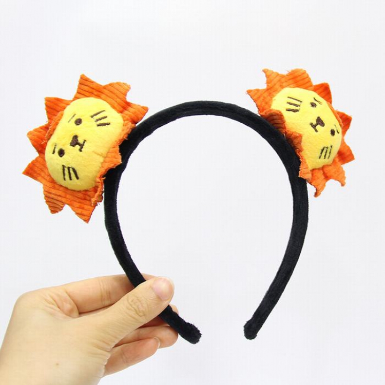 ROY6  Laiyang small lion headband 13X12CM 0.075KG price for 5 pcs