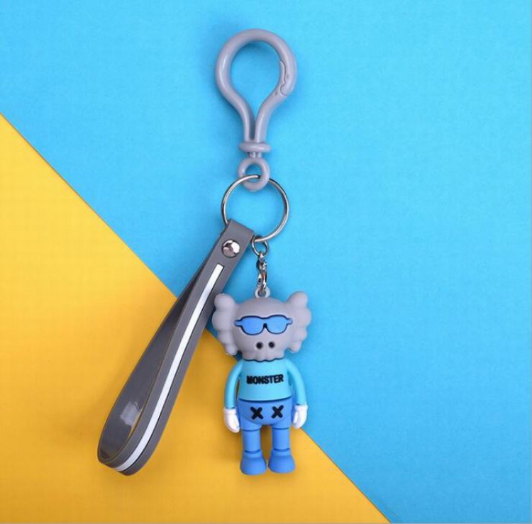 Sesame Street kaws Tide brand elephant gray-2 Unisex Keychain Gift Pendant Ornament price for 5 pcs