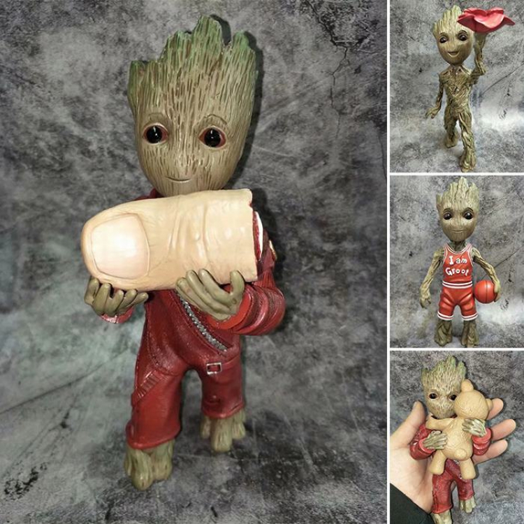 Guardians of the Gal Groot Resin Figure Decoration Model 7 inch