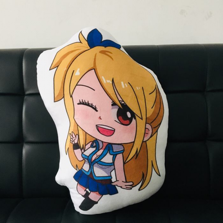 Fairy Tail Lucy Plush toy cushion shaped pillow doll 45CM 330G