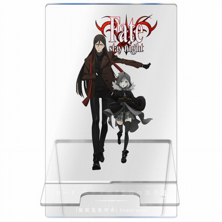 Fate stay night-1 Transparent acrylic mobile support bracket 13CM OPP Bagged