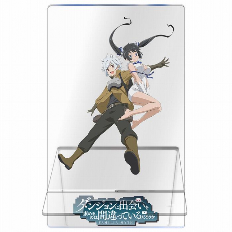 Is it wrong to try to Pick Up Girls in a Dungeon-2 Transparent acrylic mobile support bracket 13CM OPP Bagged