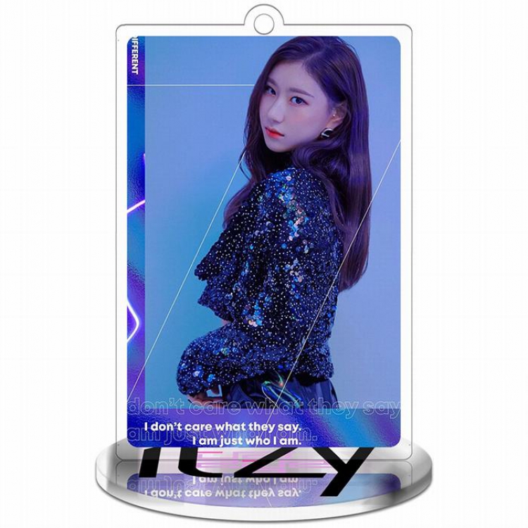 ITZY Lee-Chaeryeong Acrylic small rectangle Standing Plates 9CM