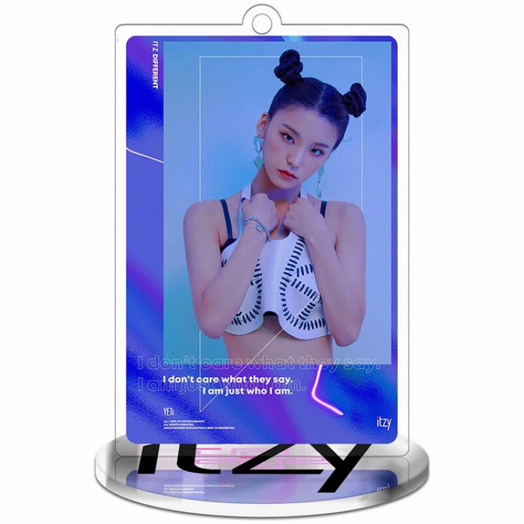 ITZY Yeji Acrylic small rectangle Standing Plates