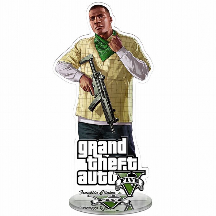 Grand Theft Auto V Franklin-Clinton Acrylic Standing Plates 20CM