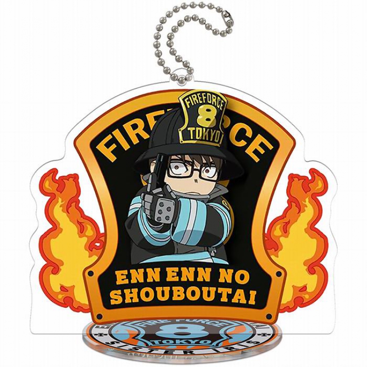 Fire fire brigade T2-Takehisa Hinawa Acrylic keychain pendant Standing Plates