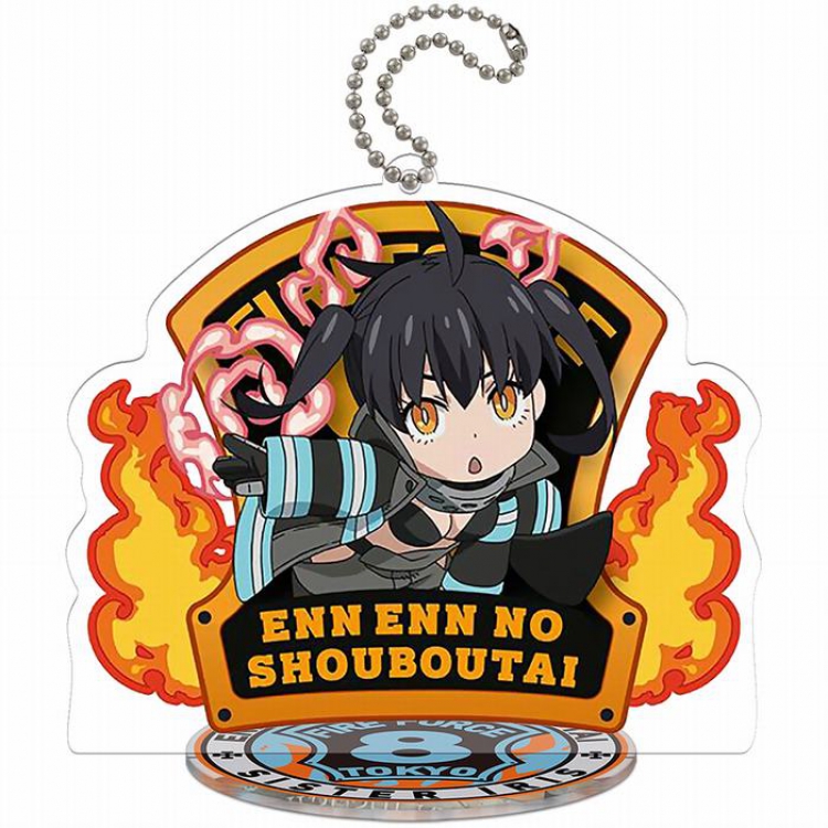 Fire fire brigade T2-Kotatsu Tamaki Acrylic keychain pendant Standing Plates