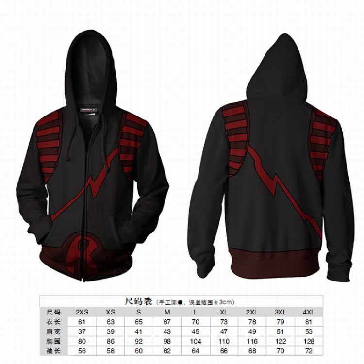 My Hero Academia Anime around Hoodie zipper sweater coat S M L XL XXL 3XL 4XL 5XL price for 2 pcs preorder 3 days