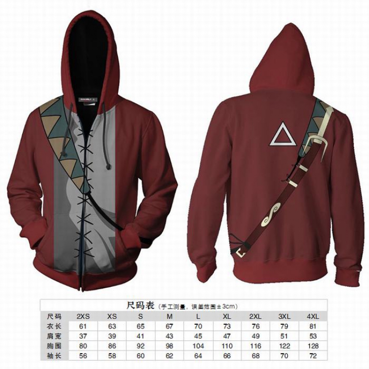 Chaos warrior Anime around Hoodie zipper sweater coat S M L XL XXL 3XL 4XL 5XL price for 2 pcs preorder 3 days