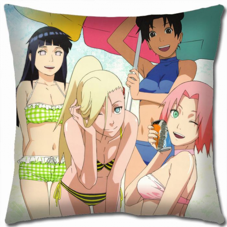 Naruto Double-sided full color Pillow Cushion 45X45CM H7-191 NO FILLING