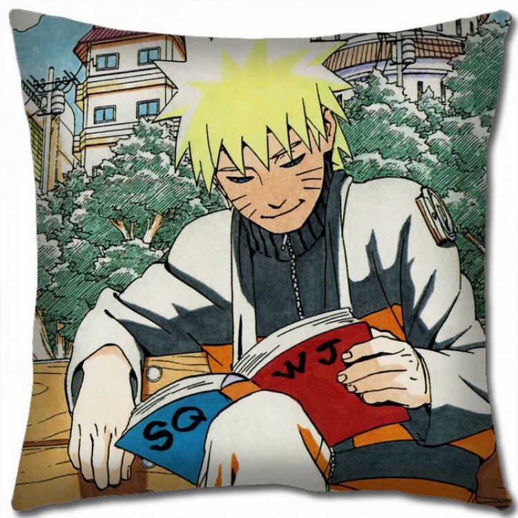 Naruto Double-sided full color Pillow Cushion 45X45CM H7-198 NO FILLING