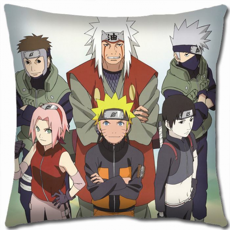 Naruto Double-sided full color Pillow Cushion 45X45CM H7-203 NO FILLING
