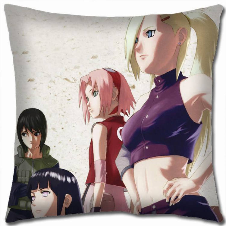Naruto Double-sided full color Pillow Cushion 45X45CM H7-204 NO FILLING