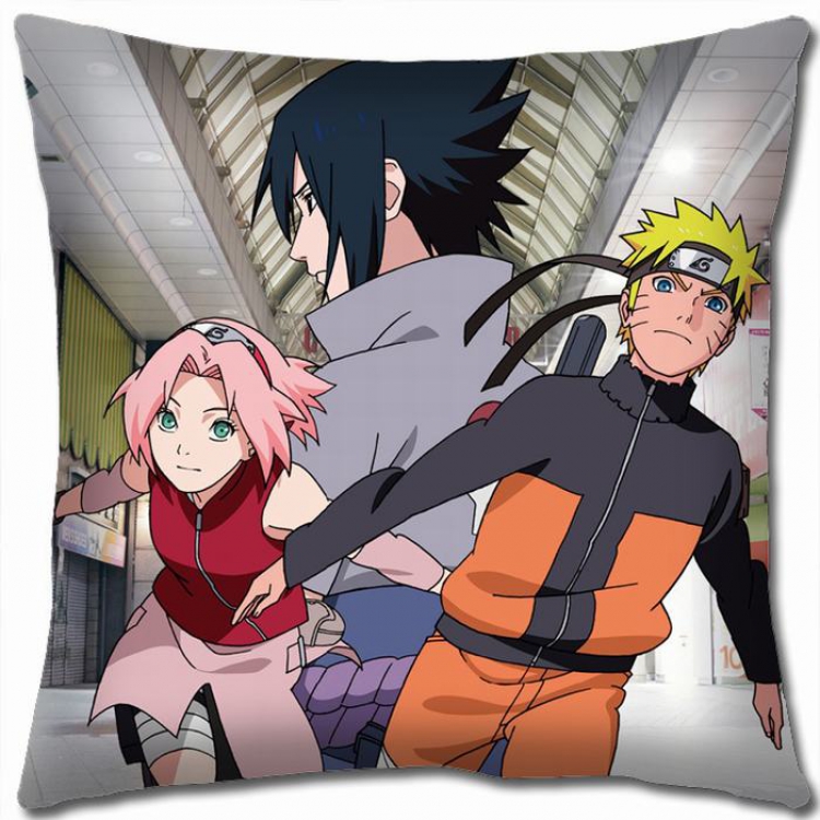 Naruto Double-sided full color Pillow Cushion 45X45CM H7-223 NO FILLING