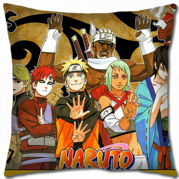 Naruto Double-sided full color Pillow Cushion 45X45CM H7-211 NO FILLING