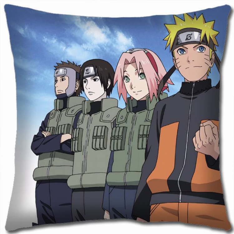 Naruto Double-sided full color Pillow Cushion 45X45CM H7-225 NO FILLING