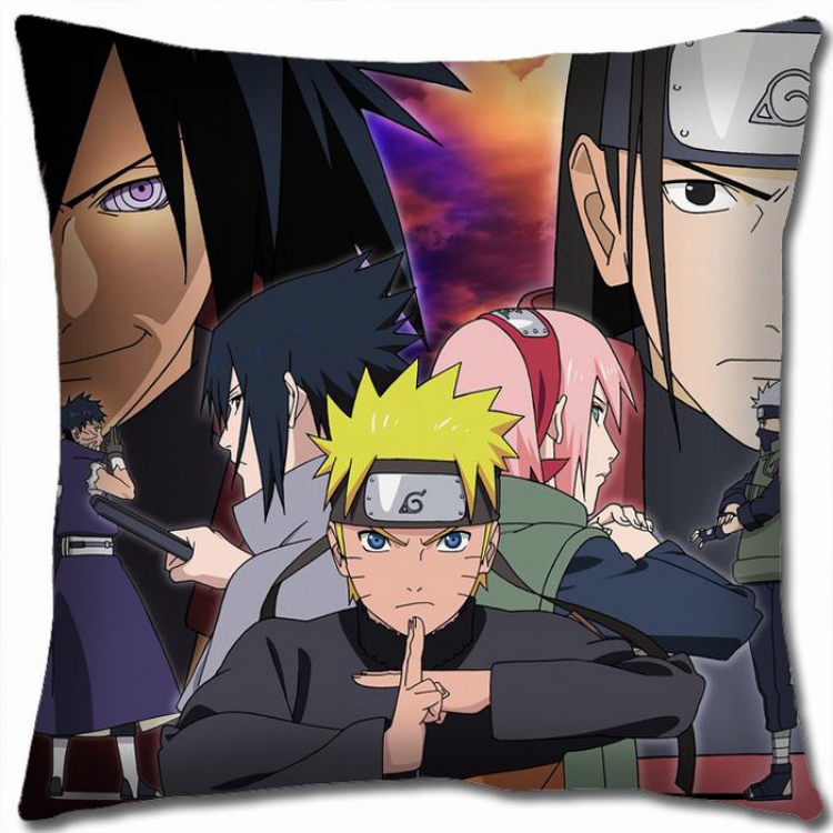 Naruto Double-sided full color Pillow Cushion 45X45CM H7-224 NO FILLING