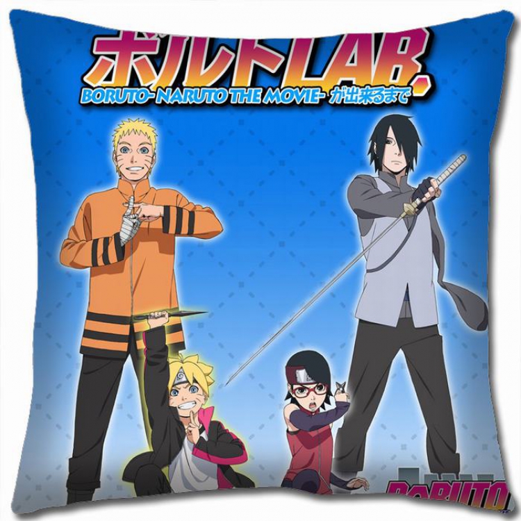 Naruto Double-sided full color Pillow Cushion 45X45CM H7-228 NO FILLING