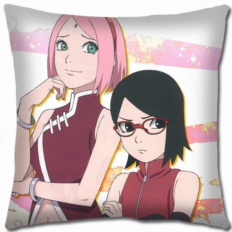 Naruto Double-sided full color Pillow Cushion 45X45CM H7-237 NO FILLING