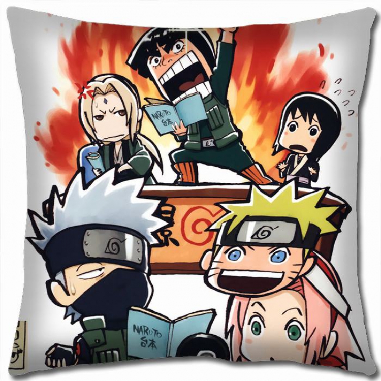 Naruto Double-sided full color Pillow Cushion 45X45CM H7-238B NO FILLING