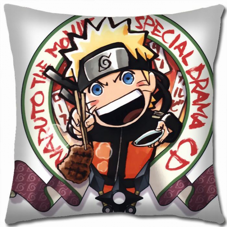 Naruto Double-sided full color Pillow Cushion 45X45CM H7-239B NO FILLING