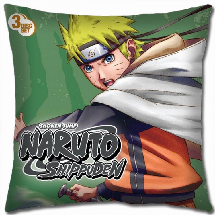 Naruto Double-sided full color Pillow Cushion 45X45CM H7-241 NO FILLING