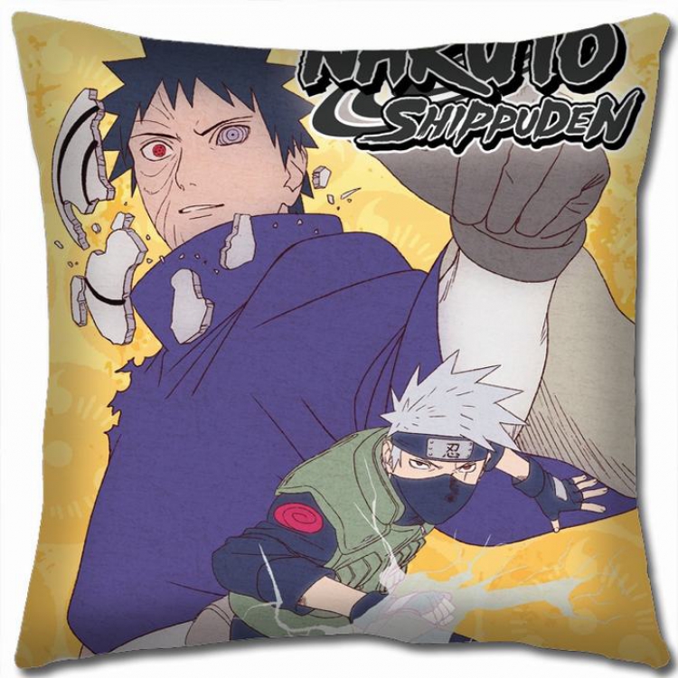 Naruto Double-sided full color Pillow Cushion 45X45CM H7-242 NO FILLING