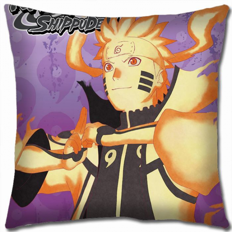 Naruto Double-sided full color Pillow Cushion 45X45CM H7-244 NO FILLING