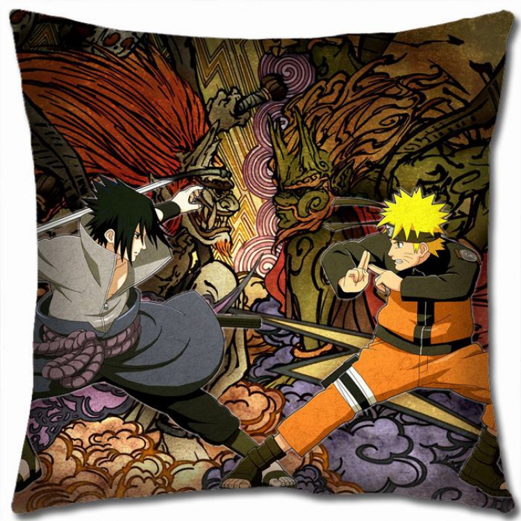 Naruto Double-sided full color Pillow Cushion 45X45CM H7-249 NO FILLING