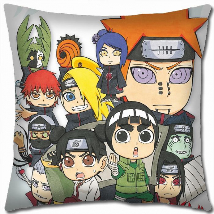 Naruto Double-sided full color Pillow Cushion 45X45CM H7-252 NO FILLING