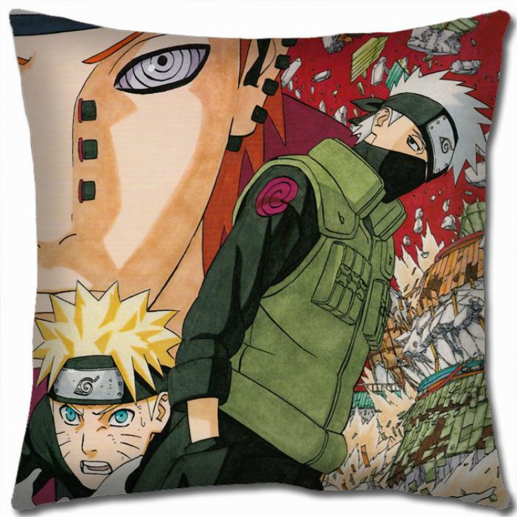 Naruto Double-sided full color Pillow Cushion 45X45CM H7-258 NO FILLING