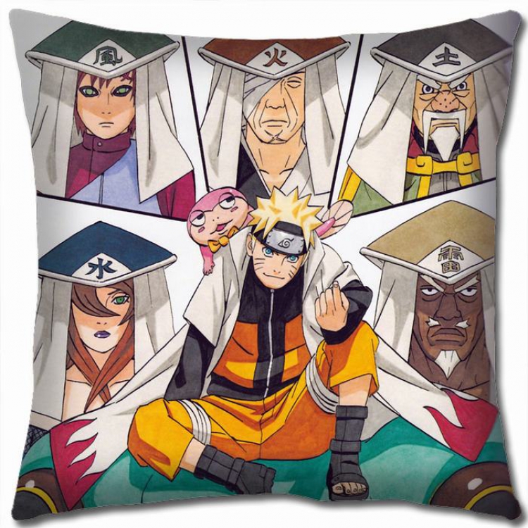 Naruto Double-sided full color Pillow Cushion 45X45CM H7-259 NO FILLING