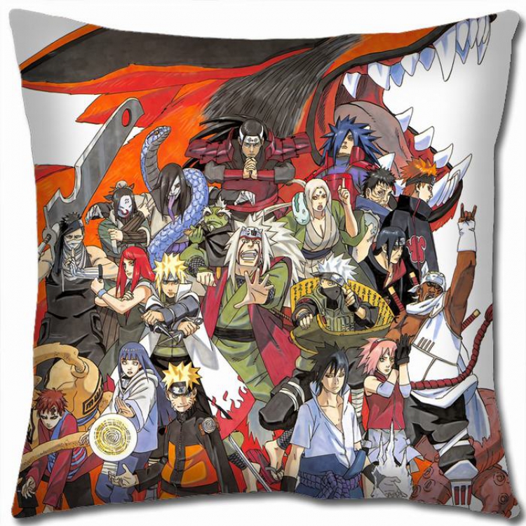 Naruto Double-sided full color Pillow Cushion 45X45CM H7-254 NO FILLING